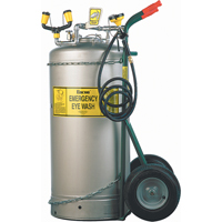 Self-Contained Eyewash With Dolly Cart, Pressurized, 7 gal. Capacity, Meets ANSI Z358.1 MAS Chibougamau