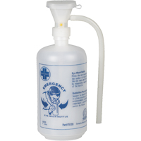 Bouteille pour douche oculaire avec coquille oculaire, Bouteille Vide, 32 oz MAS Chibougamau