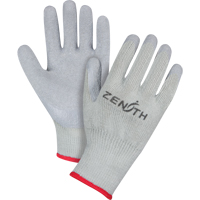 Gants enduits &agrave; doublure confortable en caoutchouc naturel, 11/2T-Grand, R&ecirc;vetement Latex de caoutchouc, Calibre 10, Enveloppe en Polyester/Coton MAS Chibougamau