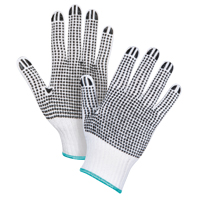 Double-Sided Dotted String Knit Gloves, Poly/Cotton, Double Sided, 7 Gauge, X-Large MAS Chibougamau