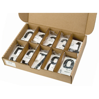 Pressure Sensitive Numbering, 0 to 9, 3-1/2" H, Black on White MAS Chibougamau
