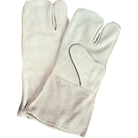 Gants de soudeur d'usage standard, Cuir de vache refendu, Taille Grand MAS Chibougamau