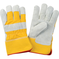 Gants d'ajusteur doubl&eacute;s pour l'hiver de premi&egrave;re qualit&eacute;, 2T-Grand, Paume en Cuir de vache refendu, Doublure en Molleton de mousse MAS Chibougamau