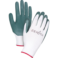 Gants enduits confortables de premi&egrave;re qualit&eacute;, 8/Moyen, R&ecirc;vetement Nitrile, Calibre 13, Enveloppe en Polyester MAS Chibougamau