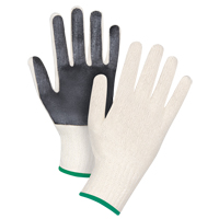 Palm-Coated String Knit Gloves, Poly/Cotton, Single Sided, 7 Gauge, Medium MAS Chibougamau
