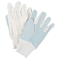 Gants de travail de premi&egrave;re qualit&eacute;, Grand, Paume en Cuir de vache refendu MAS Chibougamau
