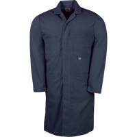 Lab Coats, Poly-Cotton, 40, Navy Blue MAS Chibougamau