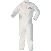 Combinaisons Kleenguard A40, 2T-Grand, Blanc, Microporeux MAS Chibougamau