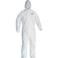 Kleenguard A40 Coveralls, Small, White, Microporous MAS Chibougamau