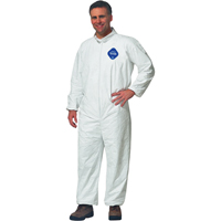 Coveralls, Medium, White, Tyvek&reg; 400 MAS Chibougamau