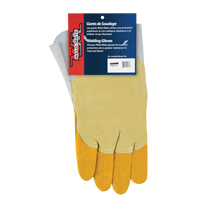 Gants de soudage pour pipelinier, Cuir de vache refendu, Taille Grand MAS Chibougamau