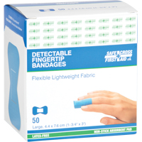 Bandages, Fingertip, 3", Fabric Metal Detectable, Sterile MAS Chibougamau
