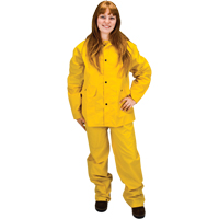 RZ100 Rain Suit, Polyester/PVC, 2X-Large, Yellow MAS Chibougamau