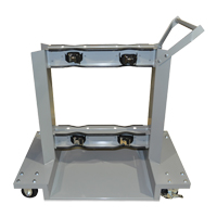 Supports mobiles pour bouteilles, Roues Polyol&eacute;fine, Base de 24" la x 40" lo, 1600 lb MAS Chibougamau