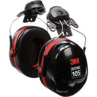 Peltor Optime 105 Series Earmuffs, Cap Mount, 27 NRR dB MAS Chibougamau