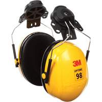 Peltor Optime 98 Series Earmuffs, Cap Mount, 23 NRR dB MAS Chibougamau