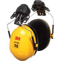 Peltor Optime 98 Series Earmuffs, Cap Mount, 23 NRR dB MAS Chibougamau