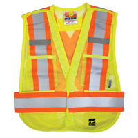 Veste d&eacute;tachable Open Road, Jaune lime haute visibilit&eacute;, Polyester MAS Chibougamau