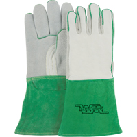 Gants de soudage robustes, Cuir de vache refendu, Taille Moyen MAS Chibougamau