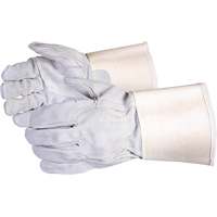 Endura&reg; Premium Cut-Resistant Fitters Gloves, Medium, Split Cowhide Palm MAS Chibougamau