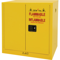 Flammable Storage Cabinet, 22 gal., 2 Door, 35" W x 35" H x 22" D MAS Chibougamau
