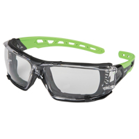 Z2500 Series Safety Glasses with Foam Gasket, Clear Lens, Anti-Scratch, ANSI Z87+/Meets/Exceeds CSA Z94.3 MAS Chibougamau