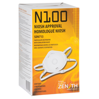 Respirateur contre les particules, N100, Certifi&eacute; NIOSH, Moyen/grand MAS Chibougamau