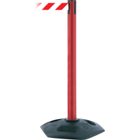 Poteau receveur robuste &agrave; ligne simple, Hauteur de 38", Noir MAS Chibougamau
