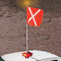Support porte-drapeau Safety Whip, Fixation Aimant MAS Chibougamau