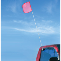 Tiges de s&eacute;curit&eacute; pour travaux l&eacute;gers Safety Whip, Fixation Fen&ecirc;tre, Hauteur 5', Orange MAS Chibougamau