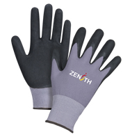 Gants ZX-1 de premi&egrave;re qualit&eacute; compatibles avec les &eacute;crans tactiles, 10/T-Grand, R&ecirc;vetement Nitrile/Mousse de nitrile, Calibre 15, Enveloppe en Nylon MAS Chibougamau