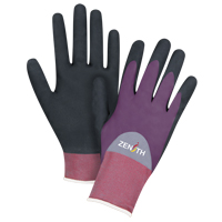 Gants enduits de premi&egrave;re qualit&eacute; ZX-2, 8/Moyen, R&ecirc;vetement Nitrile/Mousse de nitrile, Calibre 18, Enveloppe en Nylon MAS Chibougamau