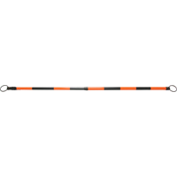 Barre pour c&ocirc;ne de circulation r&eacute;tractable, Longueur d&eacute;ploy&eacute;e de 7' 5'', Noir/Orange MAS Chibougamau