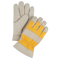 Gants de travail doubl&eacute;s pour l'hiver de premi&egrave;re qualit&eacute;, Petit, Paume en Cuir fleur de porc, Doublure en Molleton de mousse MAS Chibougamau