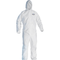 Kleenguard A45 Liquid/Particle Surface Prep & Paint Coveralls, Small, White, Microporous MAS Chibougamau