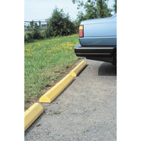 Car Stops, Plastic, 6' L, Yellow MAS Chibougamau