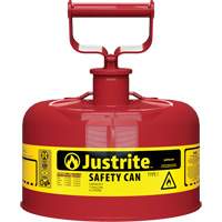 Bidons s&eacute;curitaires, Type I, Acier, 1 gal. US, Rouge, Homologu&eacute; FM/List&eacute; UL/ULC MAS Chibougamau