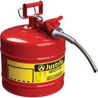 Bidons s&eacute;curitaires AccuFlow, Type II, Acier, 1 gal. US, Rouge, Homologu&eacute; FM/List&eacute; UL/ULC MAS Chibougamau