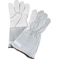 Gants de travail &agrave; ajustement d'usage standard, Petit, Paume en Cuir fleur de ch&egrave;vre MAS Chibougamau