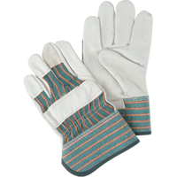 Gants pour ajusteur r&eacute;sistant &agrave; l'abrasion, Dames, Paume en Cuir fleur de vache MAS Chibougamau