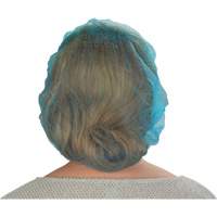 Bonnets bouffants non tiss&eacute;s, Polypropyl&egrave;ne, 21"/Grand, Bleu MAS Chibougamau