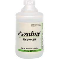 Bouteilles de solution saline pour douche oculaire, Bouteille Plein, 8 oz MAS Chibougamau
