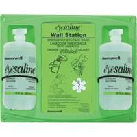 Saline Eyewash Wall Station, Double MAS Chibougamau