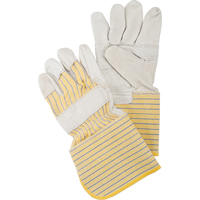 Patch Palm Fitters Gloves, Large, Grain Cowhide Palm, Cotton Inner Lining MAS Chibougamau