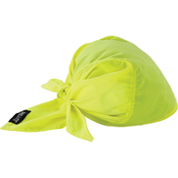 Chill-Its&reg; 6710CT Cooling Triangle Hats, High Visibility Lime-Yellow MAS Chibougamau
