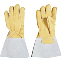 Welding Gloves, Grain Cowhide, Size Small MAS Chibougamau