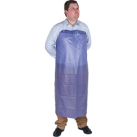 Lightweight Apron, Vinyl, 45" L x 36" W, Blue MAS Chibougamau