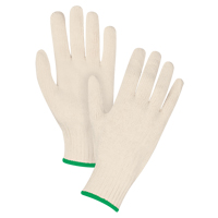 Gants en tricot d'usage standard, Poly/coton, Calibre 7, Moyen MAS Chibougamau