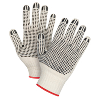 Gants tricot&eacute;s de poids lourd &agrave; deux c&ocirc;t&eacute;s avec pois, Poly/coton, Deux c&ocirc;t&eacute;s, Calibre 7, Petit MAS Chibougamau