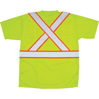 T-shirt conforme &agrave; la CSA, Polyester, Moyen, Jaune lime haute visibilit&eacute; MAS Chibougamau
